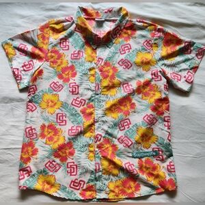 San Diego Padres aloha/Hawaiian shirt by BDA Sport